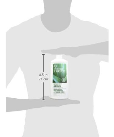 Desert Essence Tea Tree Mouthwash 16 fl oz Refill - Pack of 3 | Natural Oral Care - Buy Online on GoSupps.com