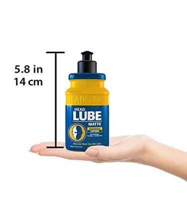 HeadBlade HeadLube Matte Moisturizer Lotion 5 oz for Men (3 Pack) - Shiny & Grease-Free Matte Finish - Buy Online on GoSupps.com