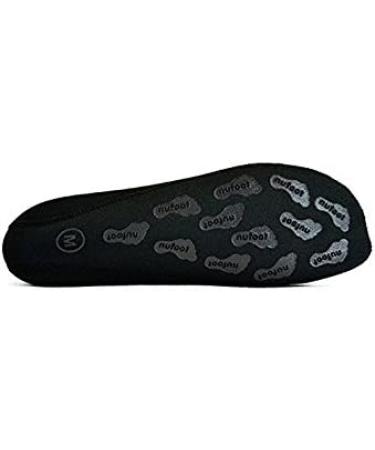 NuFoot Ballet Flats Women's Shoes - Foldable & Flexible Slipper Socks for Travel, Dance, Yoga - Pink/Black - Large (1 Pack) - Buy Online on GoSupps.com