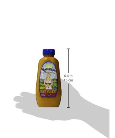 Mustard Girl All American Sweet N Spicey Honey Mustard Condiment - 12 Ounce - Buy Online on GoSupps.com
