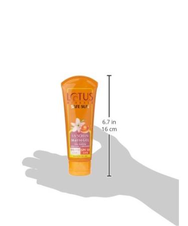 Lotus Herbals Safe Sun UV Screen Matte Gel 100g - Pack of 2 - Buy Online on GoSupps.com