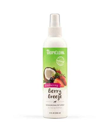 Scented Pet Deodorizing spray 8 oz Bottles Dog Grooming Bathing - Choose Scent(Berry Breeze)