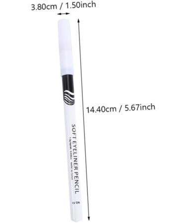 TOVINANNA Eye Line Pencils 48 Pcs Eyeliner Pencil Gel Eyeliner Eye Liner Pen Pretty Woman Wooden Pole White Embroidery Pen - Buy Online on GoSupps.com