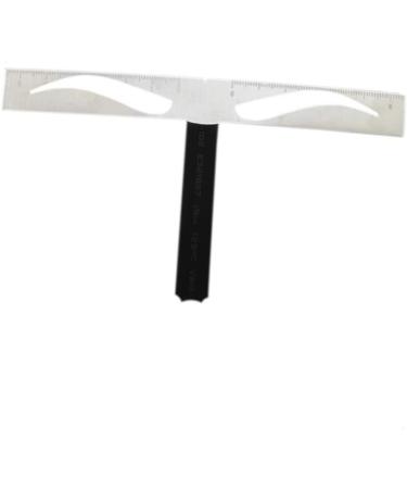 Angoily 1pc Eyebrow Balance Ruler Eyebrow Ruler Stencil Template Stainless Steel Triangular Ruler Size 1 As Shown - Buy Online on GoSupps.com