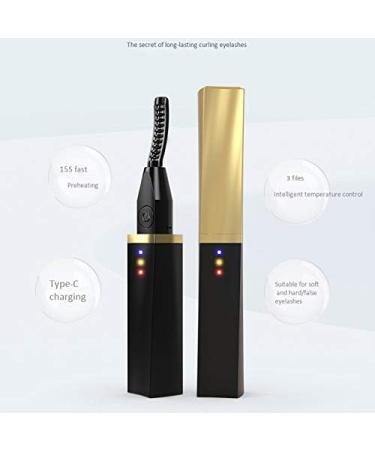 RIYAN Electric Heated Eyelash Curler Heated Makeup Eye Lashes Heated Eyelash Curler Applicator Long Lasting Beauty Tool - Buy Online on GoSupps.com