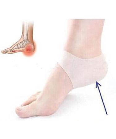 Silicone Gel Heel Protector Socks - Ultimate Cushion for Heel Spurs & Foot Care - Buy Online on GoSupps.com