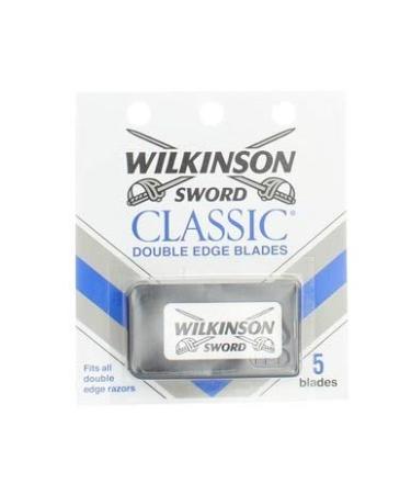 Wilkinson D/E Blades 5ct - Premium Double Edge Razor Blades for a Smooth Shave - International Shipping Available - Buy Online on GoSupps.com