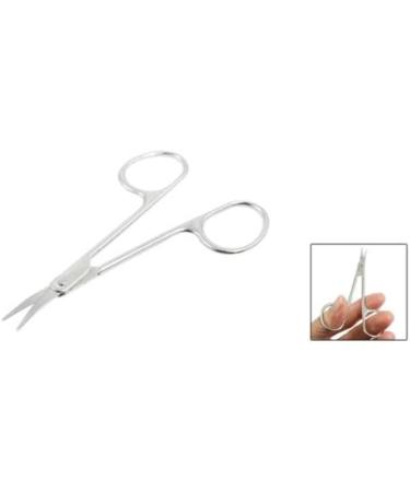 uxcell Stainless Steel Eyebrow Trimmer - Precision Blades Curved Edge Scissors for Perfect Grooming - Buy Online on GoSupps.com