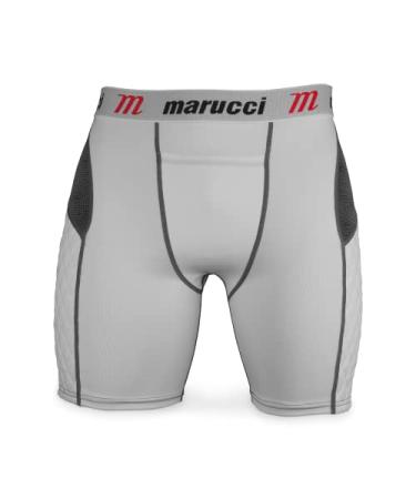 Marucci Youth Elite Padded Slider Shorts White X-Large