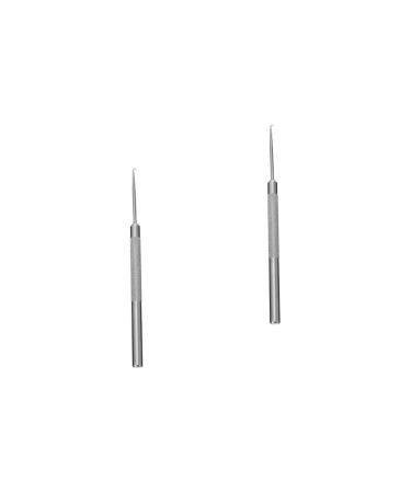 Lurrose 2st glasses equipment instrument Schnapps glasses glasses repair accessories glasses accessories threaded hooks for semi -frame glasses Halfbild tool copper alloy material silverx2stk 12.6x0.8cmx2pcs