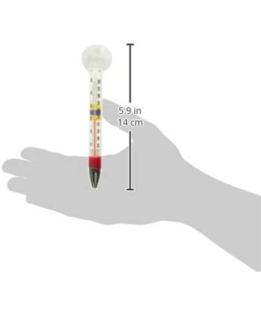 Marina Deluxe Floating Thermometer with Suction Cup - 1 Pack | Accurate Water Temperature | Ideal for Pools, Spas, and Aquariums - Buy Online on GoSupps.com