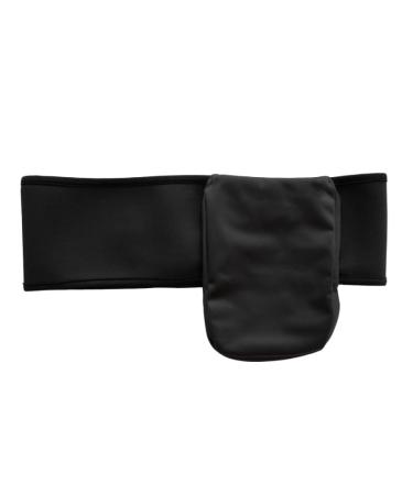 Elastic Ostomy Belt | Water Resistant Support Belt for Ostomy | Everyday Wear | Fits Waists 36-44 | Black - Comfortable & Durable - Buy Online on GoSupps.com
