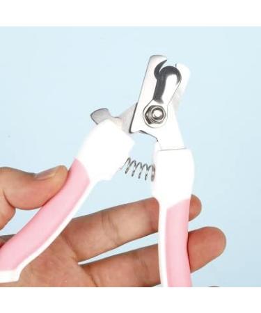 PSGS Professional Pet Nail Clippers Dog Cat Stainless Steel Two-Color Labor-Saving Nail Clippers Convenient Beauty Cleaning Supplies (Color : Give Sharpener Pink) - Buy Online on GoSupps.com