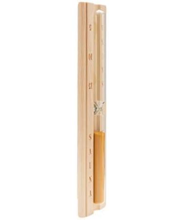 Natural Beech Wood Sauna Hourglass Timer - 15 Min Running Time | Premium Sauna Timer for Relaxation - Buy Online on GoSupps.com