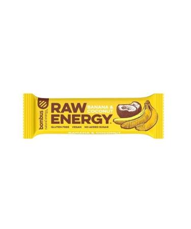 RAW ENERGY bar banane coco (sans gluten) 50 g Bombus