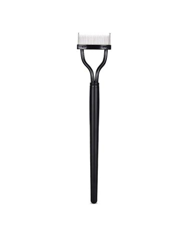 Acavado Eyelash Brush Comb Separator Tool with Metal Teeth in Black - Buy Online on GoSupps.com