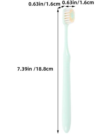 GLEAVI 9 Pieces Soft Manual Toothbrush Set - Wide Brush Head for Home Use - Ideal for Sensitive Gums - International Shipping Available - Buy Online on GoSupps.com