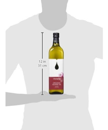 Clearspring Organic Sesame Oil 1L - Pure Sesame Oil for Cooking - 1 Liter (Pack of 1) - Buy Online on GoSupps.com