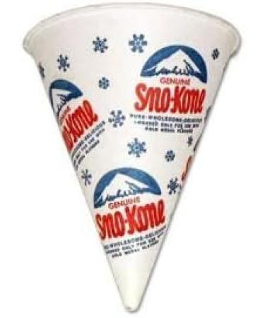 200 Snow Cone Cups 6 Oz and 200 Spoon Straws 400 Piece Set - Buy Online on GoSupps.com