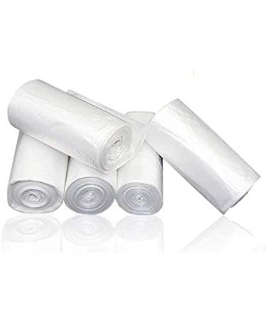 AuPHX 1.2 Gallon Small Trash Bags Wastebasket Trash Bags for office Home Waste Bin Trash Can Liners Pet Waste Bags Disposal Bags(Clear 250 Counts/5 Rolls)