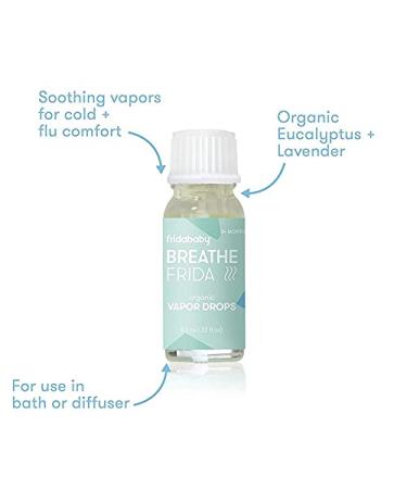 Frida Baby Breathefrida Vapor Bath Drops - Soothing Relief for Congestion - Buy Online on GoSupps.com