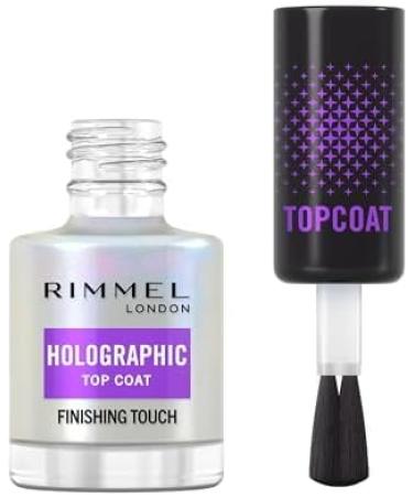 Rimmel London Holographic Nail Polish Top Coat - Buy Online on GoSupps.com