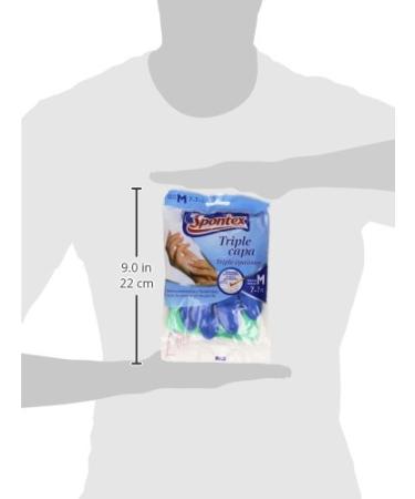 Spontex Three-Layer Gloves - Size M | 1 Pack for Superior Protection - Shop Internationally - Buy Online on GoSupps.com