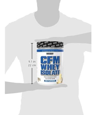 Weider CFM Whey Protein Isolate - 90% Protein Tasteless Lactose-Free 908g | High-Quality Isolate for Smoothies & Shakes - Buy Online on GoSupps.com