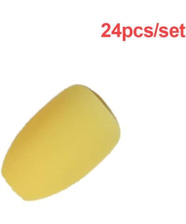 BOKIOESDE 1 Set Color Street Nail Strips Artificial Tips Stick Solid Color Art Decals Beauty Tool Salon Supplies Manicure Kit 27yellow - Buy Online on GoSupps.com