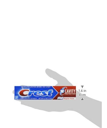 Crest Cavity Protection Toothpaste 4.2 Oz - Regular Paste for Optimal Dental Health - Buy Online on GoSupps.com