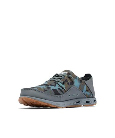Columbia Men's Bahama Vent Relaxed PFG Boat Shoe 13 Graphite/Metal