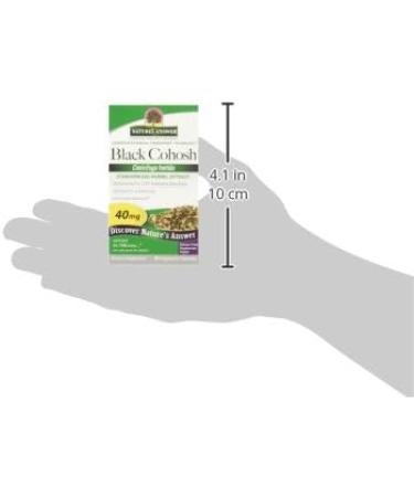 Nature's Answer Black Cohosh Root Vegetarian Capsules 60-Count | Menopause Support | Menstrual Support - Buy Online on GoSupps.com