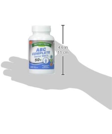 Nature's Truth Senior 50 Plus Multivitamin for Men | 100 Caplets | Non-GMO, Gluten-Free - Buy Online on GoSupps.com