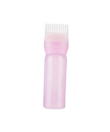 FRCOLOR Hair Coloring Supplies Root Comb Applicator Hair Coloring Dyeing Kit Hair Root Bottle Hair Root Applicator Bottle Graduated Scale Comb Bottle Hair Tint Bottle Hair Dye Rinse Bottle
