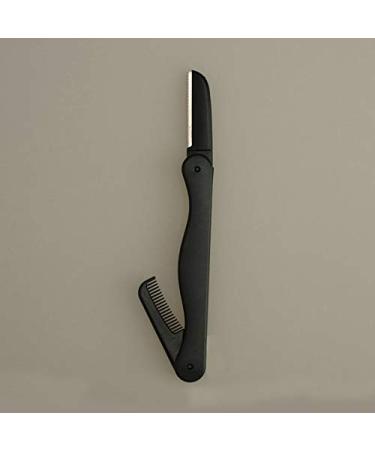 Griwiuiowe Folding ABS Eyebrow Knife & Comb - Precision Razor for Men & Women | International Shipping - Buy Online on GoSupps.com