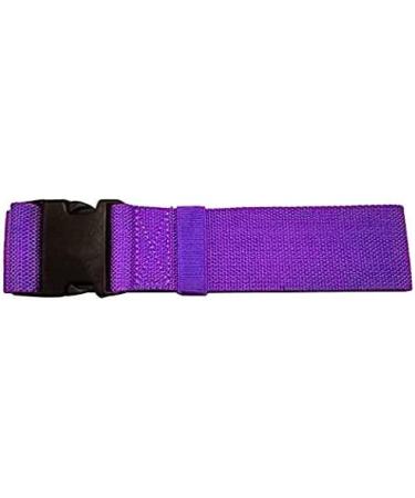 Gait Belt with Plastic Buckle by LiftAid - 60 x 2 Purple Transfer & Walking Aid for Therapists, Nurses & Home Care - Buy Online on GoSupps.com