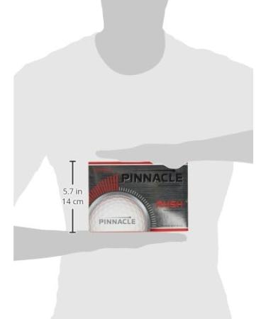 Pinnacle Rush Golf Balls - White (12 Pack) - Buy Online on GoSupps.com