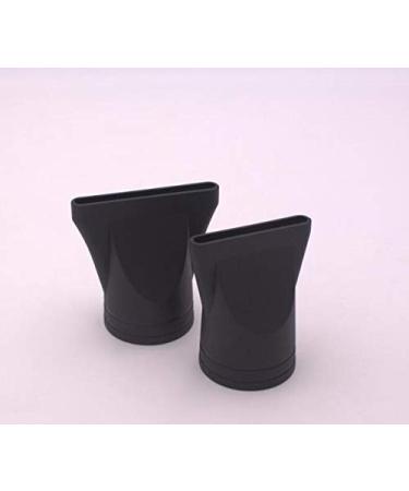 2PCS Plastic Salon Hair Dryer Nozzle Replacement - Narrow Concentrator Blow Drying Nozzle Black - Buy Online on GoSupps.com