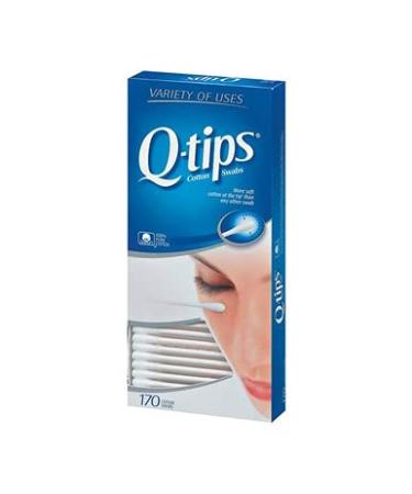 Q-Tips Flexible Cotton Swabs - 170 Swabs (1 Pack) - Buy Online on GoSupps.com