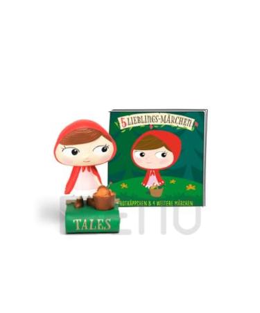 tonies audio figures for Toniebox favorite fairy tales Little Red Riding Hood 4 fairy tales for children from 3 years playing time approx. 60 minutes