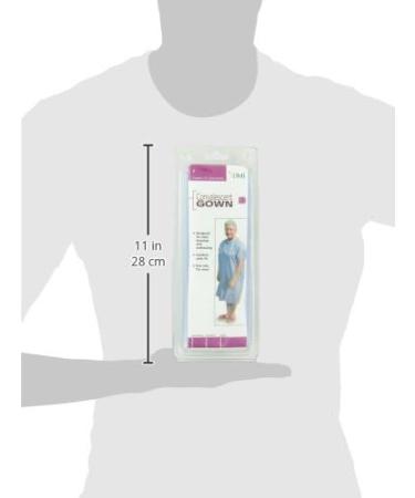 DMI Convalescent Hospital Gown | Blue | Machine Washable | Adult Size - Buy Online on GoSupps.com
