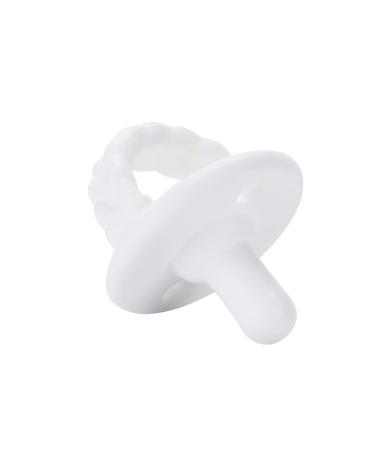 Itzy Ritzy Sweetie Soother Pacifier Set of 3 - Silicone Newborn Pacifiers with Collapsible Handle, Two Air Holes for Safety - Coffee & Cream, White/Tan/Brown - Ages Newborn & Up - 1 Count - Buy Online on GoSupps.com