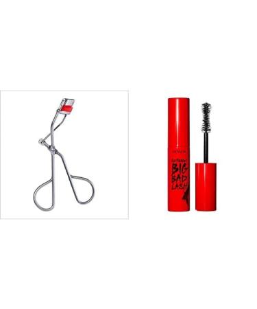 Eyelash Curler and Mascara by Revlon Triple Stepped Lash Curler So Fierce Big Bad Lash Mascara 1 Mascara 0.34 Fl Oz (760 Blackest Black) 1 Eyelash Curler