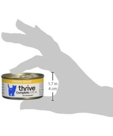 thrive Cat 100% COMPLETE - KITTEN CHICKEN (pack of 12) Chicken 75 g (Pack of 12) - Buy Online on GoSupps.com