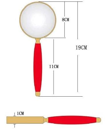 Magnifiers Handheld Lightweight HD High 10x Magnifier Old Man Reading Children Reading Amplifier Reading Aids - Buy Online on GoSupps.com