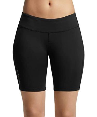 Tommie Copper Womens Performance Compression Shorts | Breathable, Wicking Activewear for Hips, Glutes & Thigh Muscle Support Black XX-Large
