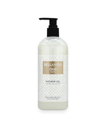 Be_lla Vi_ta Luxury OUD WHITE Body Wash Refreshing Shower Gel for Deep Cleansing Hydrating Moisturising Softer & Smoother Skin with Aloe Vera 500 ml