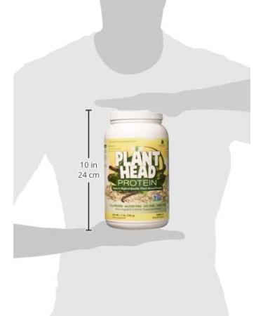 Genceutic Naturals Vanilla Plant Head Protein Powder - 1.7 lbs Vegan Supplement - Buy Online on GoSupps.com