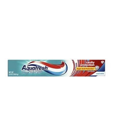 Aquafresh Cavity Protection Fluoride Toothpaste Cool Mint 5.6 oz (Pack of 7) - Buy Online on GoSupps.com
