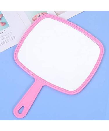 Nicole Fantini Professional Salon Hair Stylist Large Handheld Mirror - Wide Angle Barber Hairdressing Makeup Mirror Pink - Buy Online on GoSupps.com